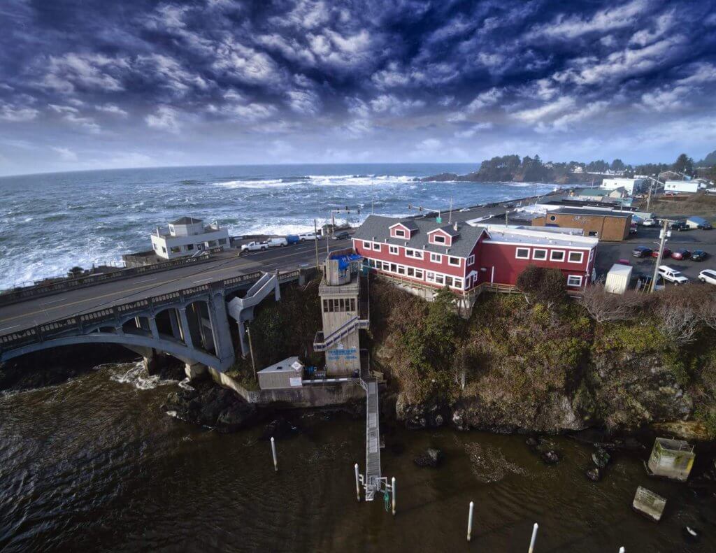 Depoe Bay Aerial